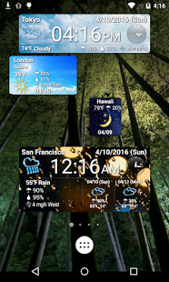 Download World Weather Clock Widget
